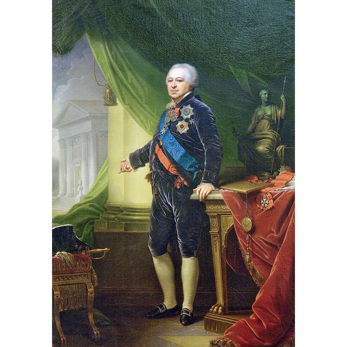 Иоганн Лампи Мл. Портрет А.Б. Куракина. 1811