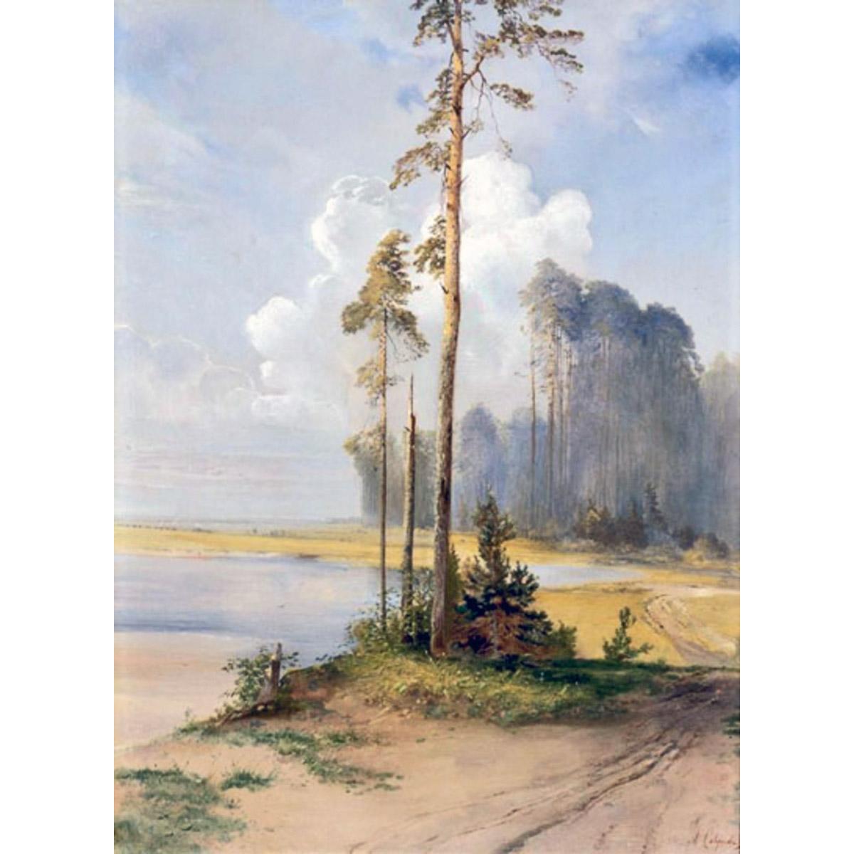 Алексей Саврасов. Летний пейзаж. Сосны. 1880-е