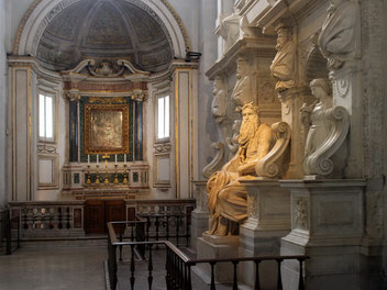 Шедевры Микеланджело в San Pietro in Vincoli